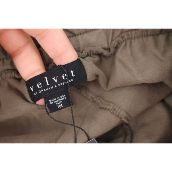 NWT‎ Velvet by Graham & Spencer Jogger Mens XXL Cotton Elastic Waist Sweatpants - Picture 6 of 10